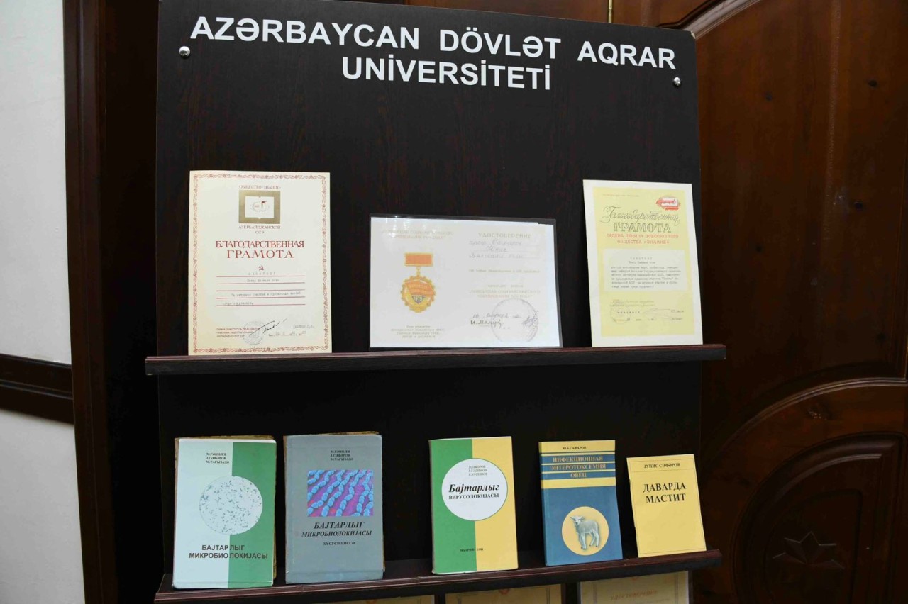 ADAU-da professor Yunis Səfərovun 100 illik yubileyi qeyd olundu - FOTOLAR